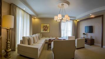 Presidential Suite | Living area | Flat-screen TV