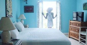 Superior kamer, 1 kingsize bed, privébadkamer | Luxe beddengoed, individueel gedecoreerd, individueel gemeubileerd