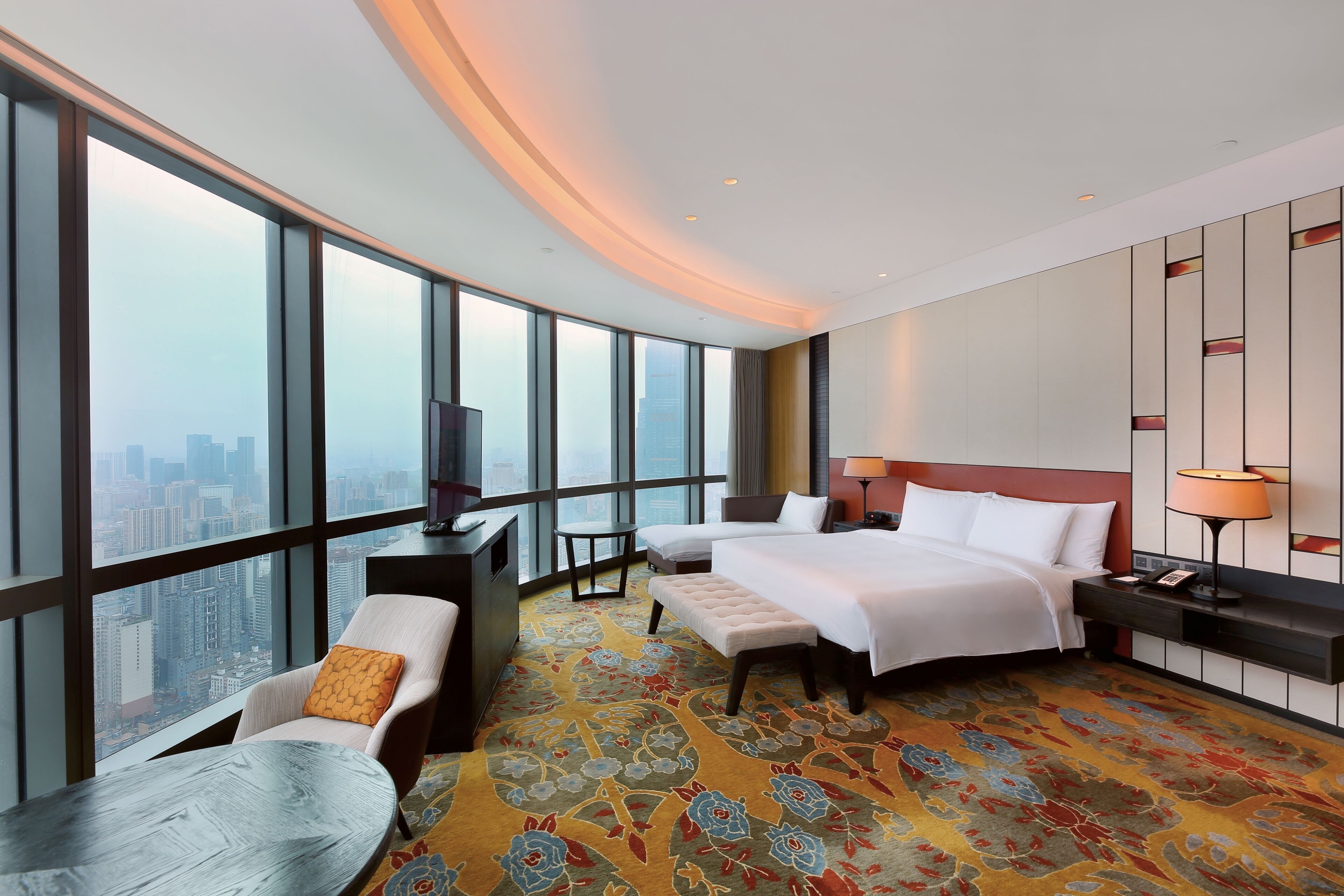 Chambre Deluxe, 1 très grand lit et 1 canapé-lit | Couette en duvet, coffre-fort, bureau