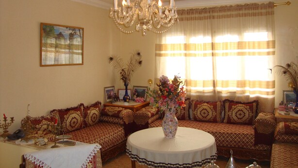 Apartment, 2 Bedrooms | Living area | Flat-screen TV - Dar Al Khair (Asilah)