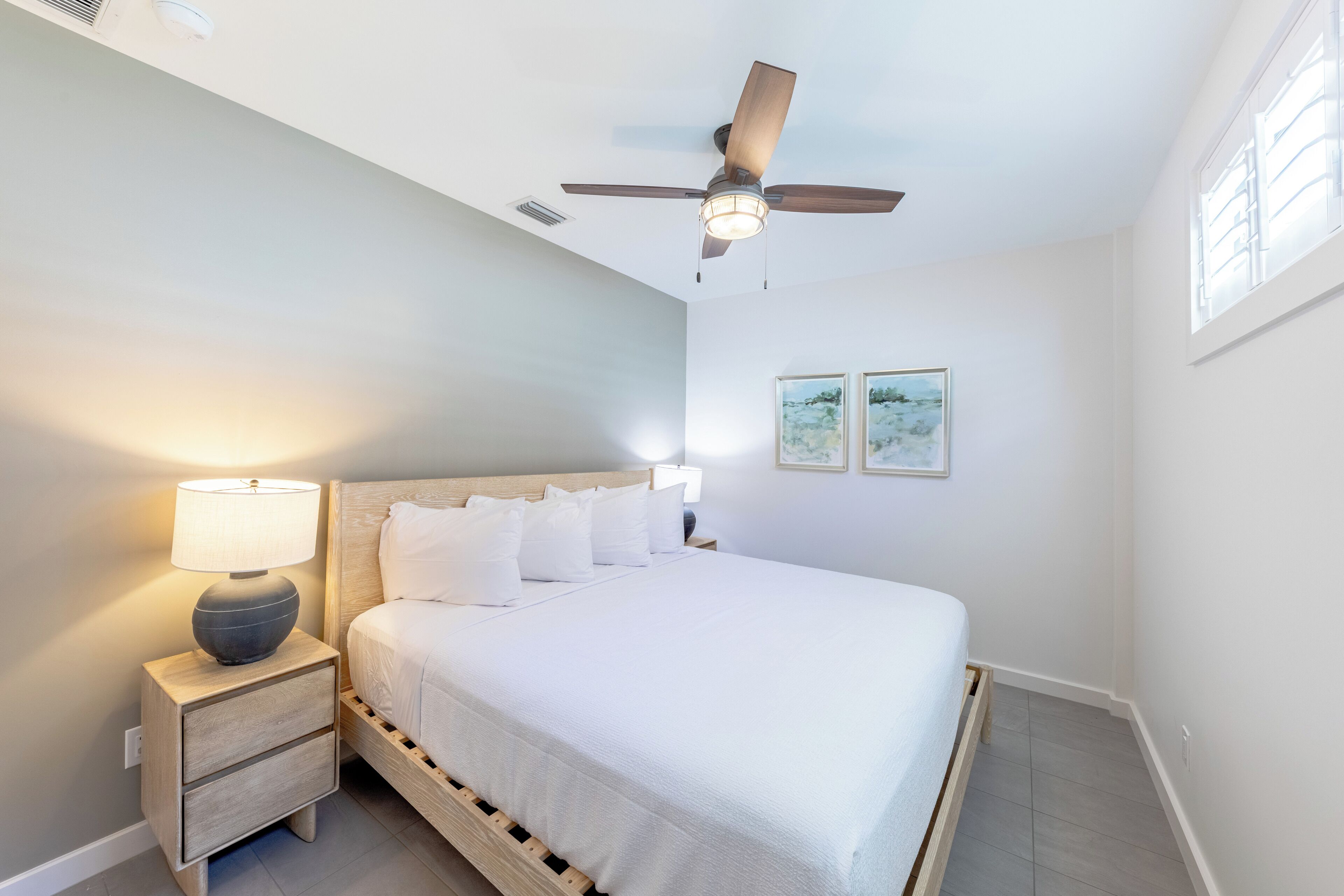 Down duvets, individually decorated, individually furnished