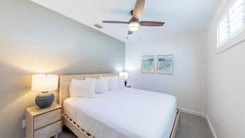 Down duvets, individually decorated, individually furnished