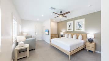 Studio – deluxe, 1 kingsize-seng, tekjøkken | Dundyner, individuelt dekorert og individuelt innredet