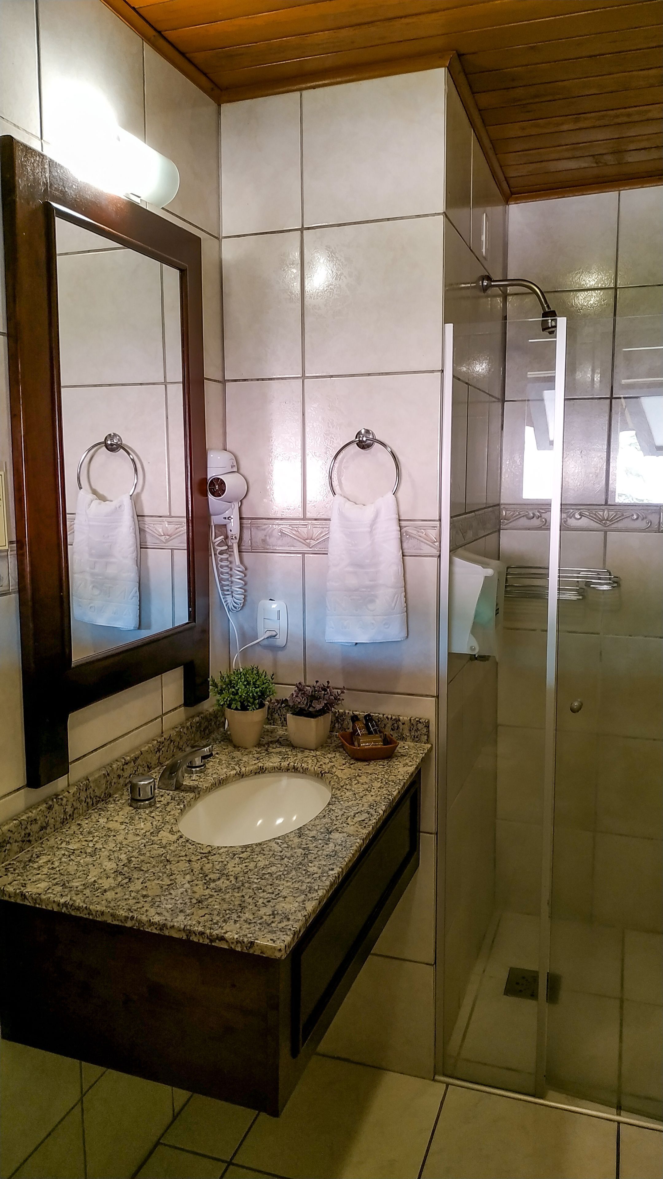 Baño | Regadera, amenidades de baño gratuitas, secadora de cabello, toallas 