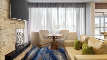 Coin salon dans le hall