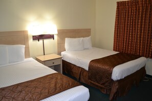 Double Room, 2 Double Beds | Desk, blackout curtains, iron/ironing board, free WiFi - Passport Inn - By The Falls NY (Niagara Falls)
