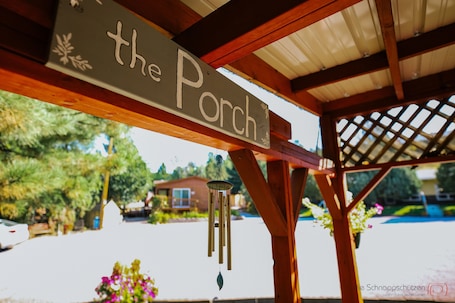 Porch. The Pines Country Inn