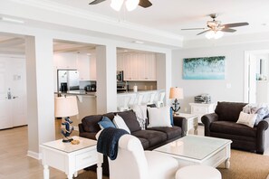 TV, fireplace, DVD player