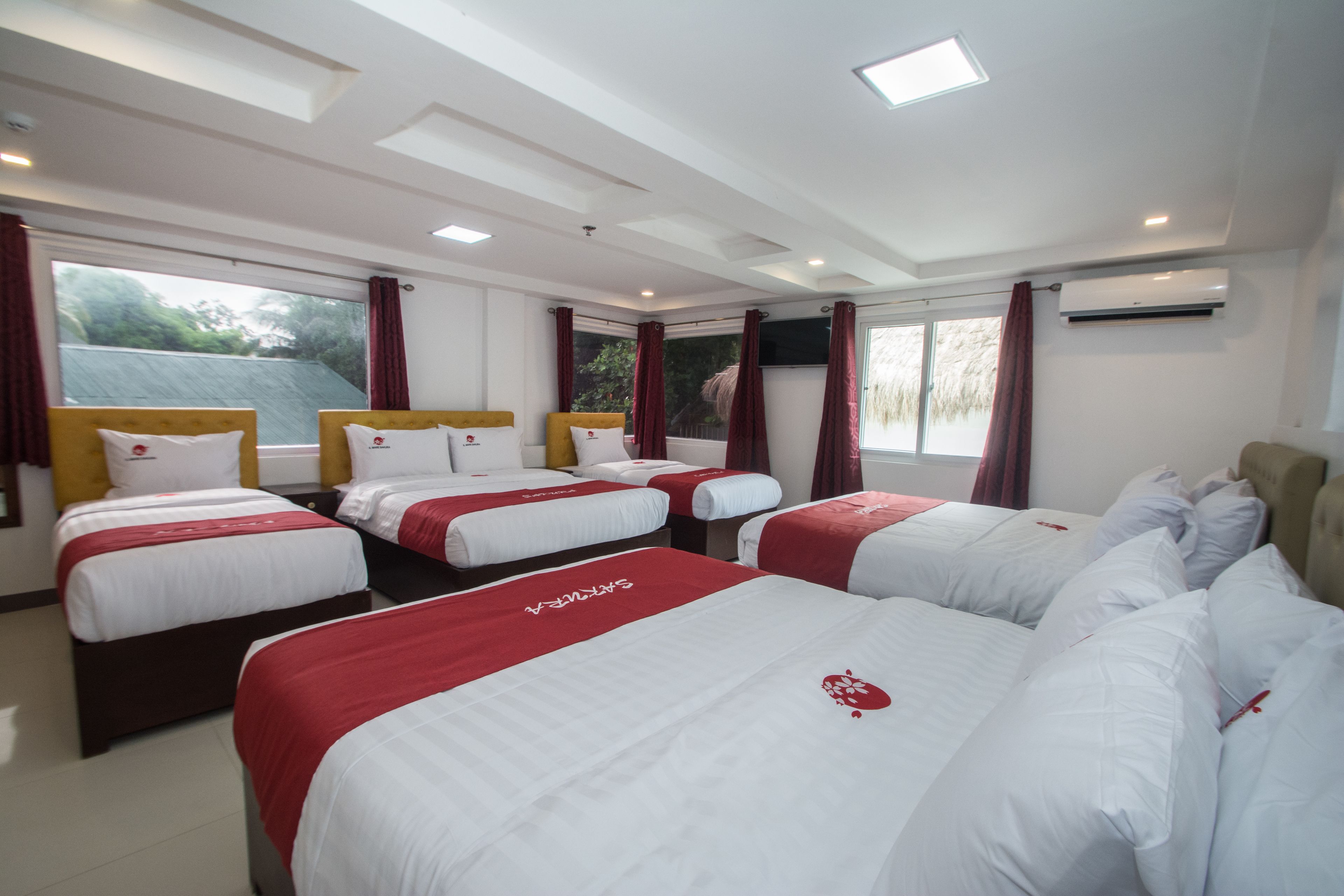 family room | in-room safe, desk, laptop workspace, iron/ironing board