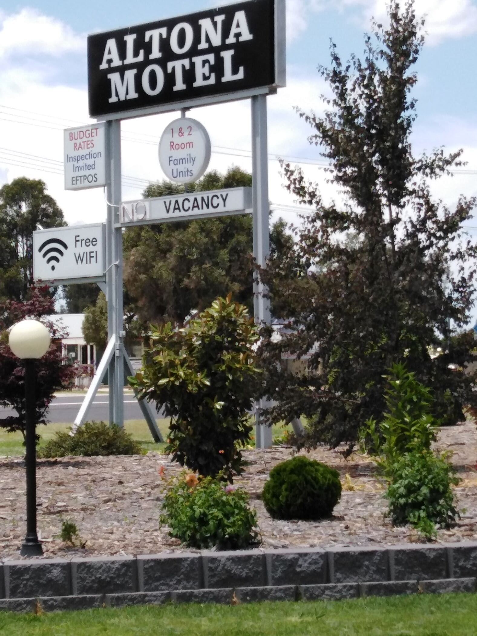 Fassade der Unterkunft