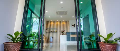 Entrada de la propiedad