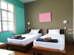 Twin Beds room with AC