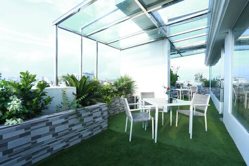Terrasse sur le toit