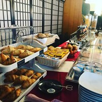 Daily buffet breakfast (EUR 12 per person)
