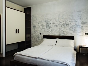Double or Twin Room | Desk, blackout drapes, cribs/infant beds, free WiFi - Hotel Asterix (Bolzano)
