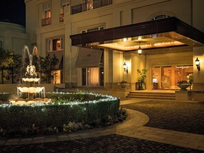 Voorkant van accommodatie