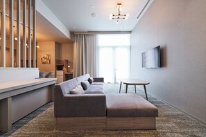 New Superior Fourth Room, Non Smoking (Cannot request bed type) | Desk, blackout drapes, free WiFi, bed sheets - Hotel Grand Tiara MinamiNagoya (Anjo)