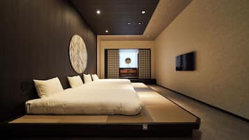 Japanese Modern Fourth Room, Non Smoking (Cannot request bed type) | Desk, blackout drapes, free WiFi, bed sheets