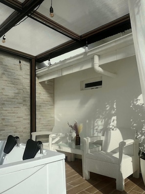 Romantic Room | Terrace/patio - The Green Oasis Otel & Spa (Yalova)