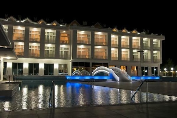 Front of property - evening/night