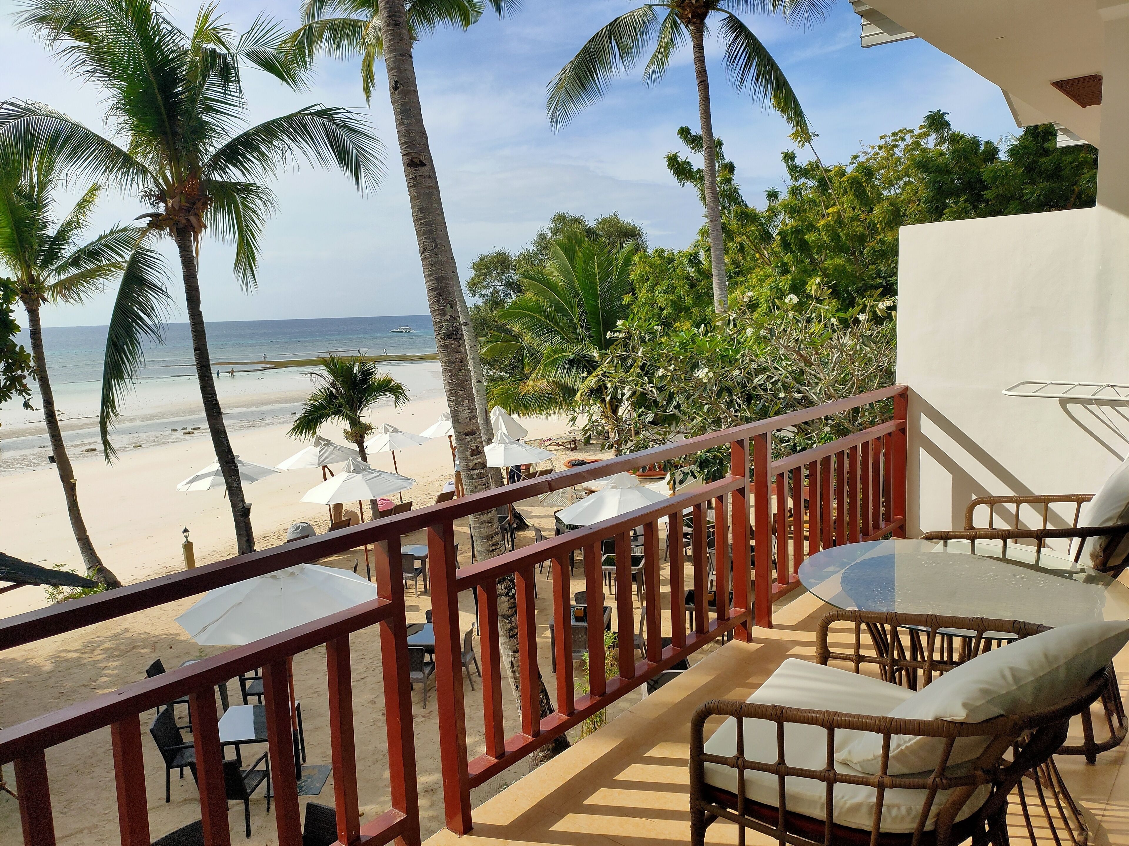 Huone, merinäköala (Suite with 2 single bed) | Terassi/patio