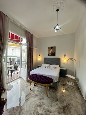Chambre Deluxe, balcon | Wi-Fi gratuit, draps fournis