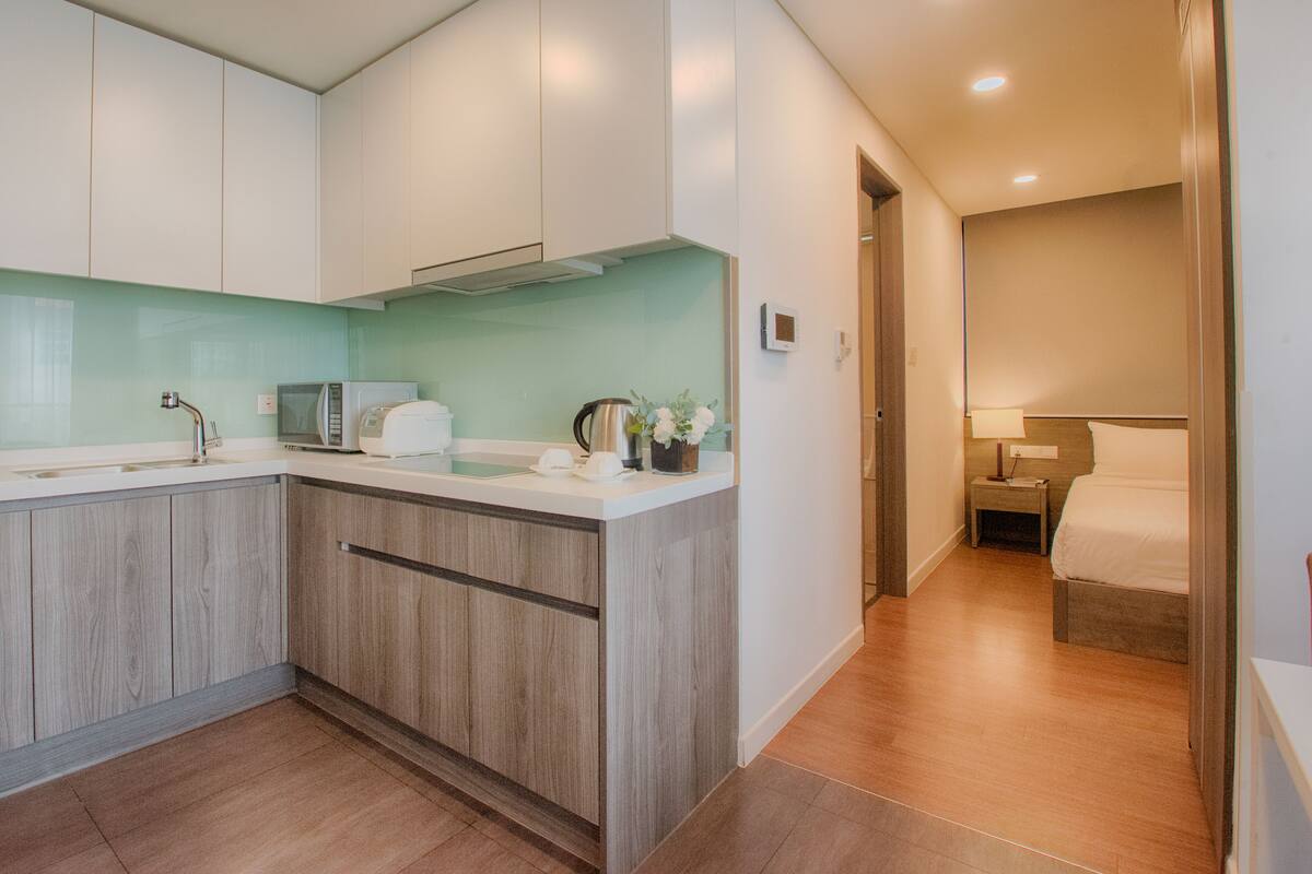 Studio, 1 Bedroom, City View | 2 bedrooms, premium bedding, down duvets, pillow-top beds