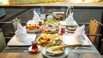 Lunch and dinner served, Turkish cuisine