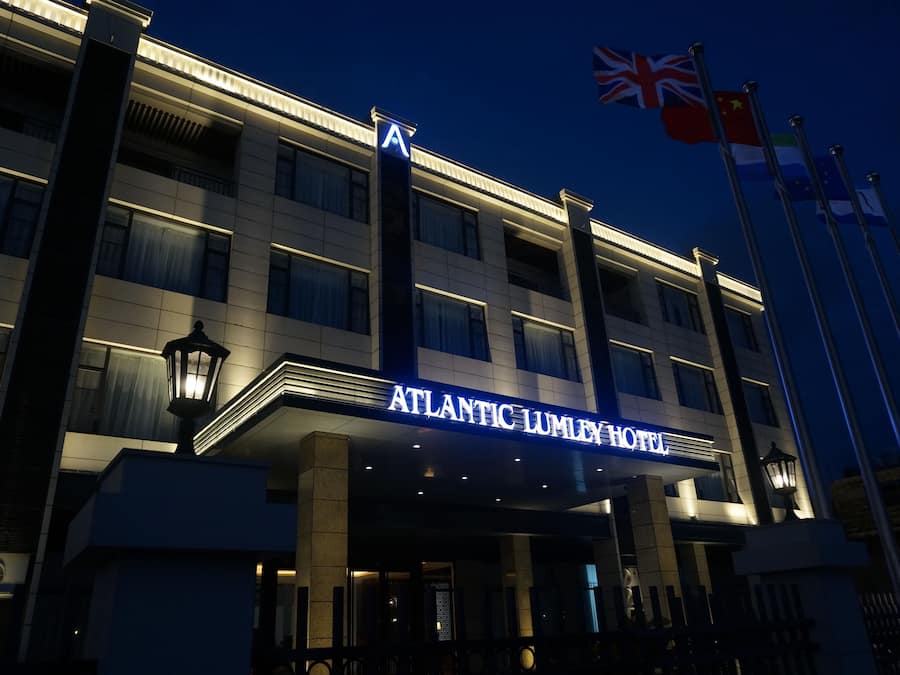 Front of property - evening/night