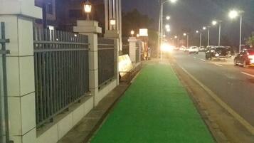 Entrada de la propiedad