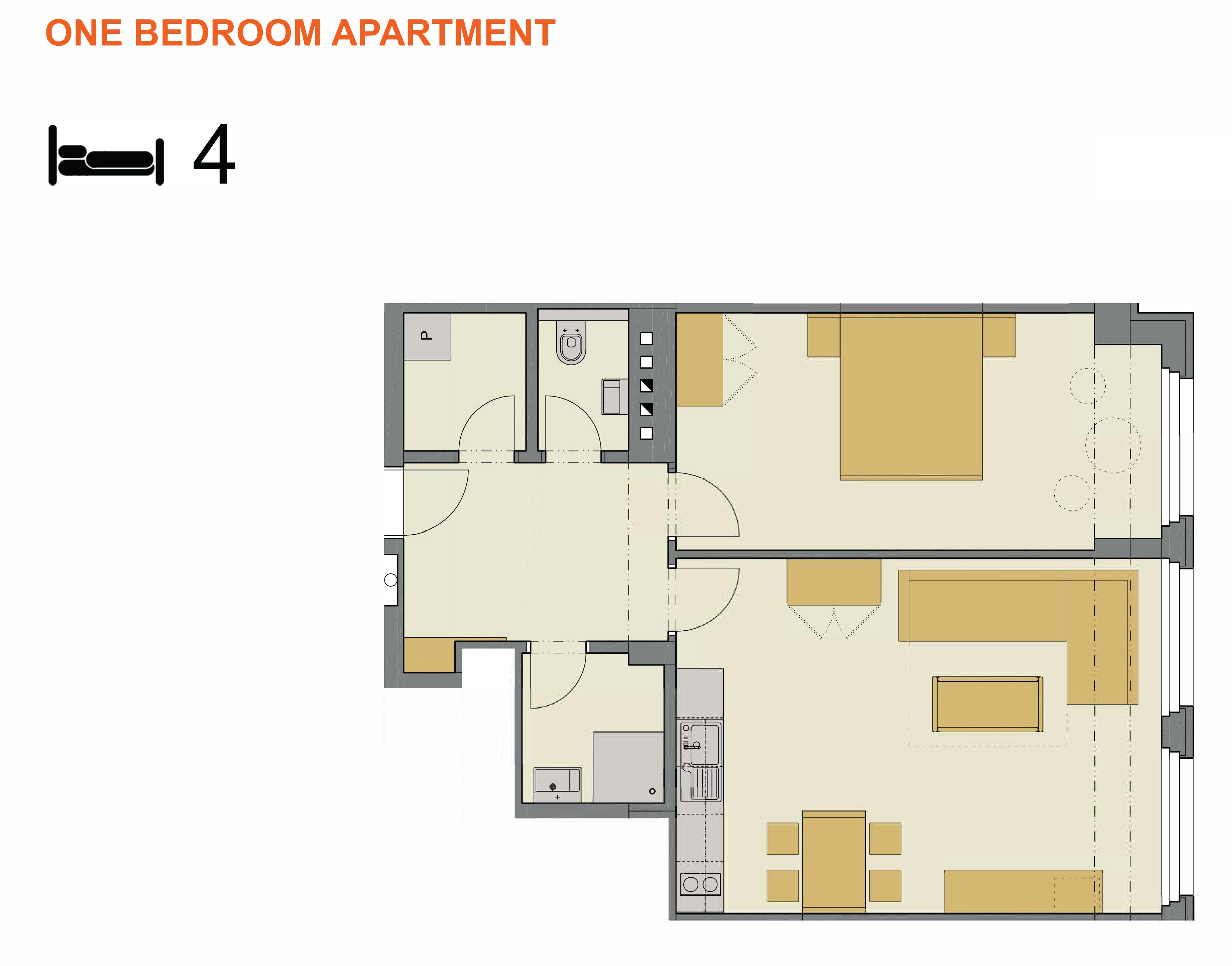 comfort apartment, 1 bedroom, kitchen | desk, soundproofing, iron/ironing board, free wifi