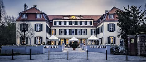 Front of property – evening/night