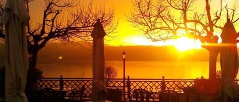 Déjeuner et dîner servis sur place, spécialités Cuisine méditerranéenne