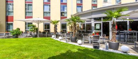 Blick auf den Garten