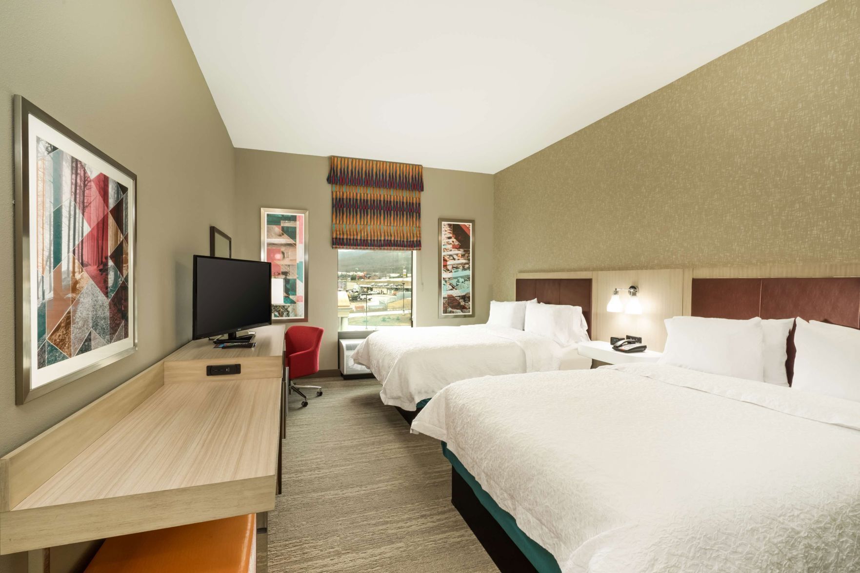 Premium bedding, iron/ironing board, free cribs/infant beds, free WiFi