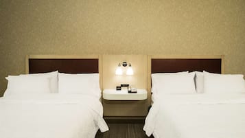 Room, 2 Queen Beds, Non Smoking | Premium bedding, iron/ironing board, free cribs/infant beds, free WiFi