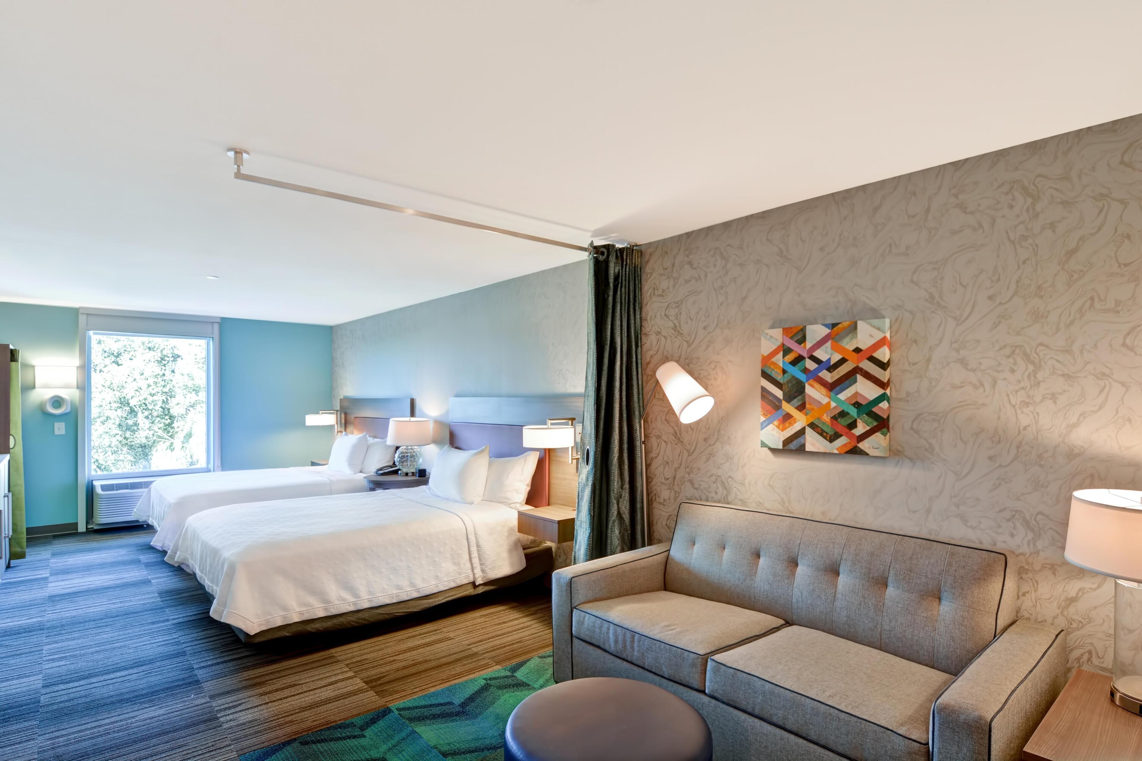 42-inch LCD TV with premium channels, TV