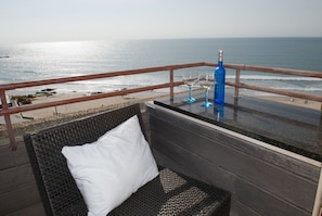 Deluxe-Maisonette, 3Â Schlafzimmer, Meerblick | Terrasse/Patio