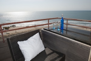 Duplex luxo, 3 quartos, vista para o mar | Terraço/pátio