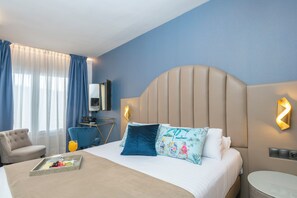 Apartment, 1 Schlafzimmer, Stadtblick | 1 Schlafzimmer, Daunenbettdecken, Schreibtisch, Reisekinderbett