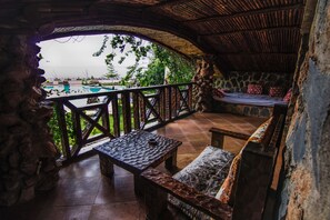 Chambre Standard, vue jardin | Vue depuis le balcon