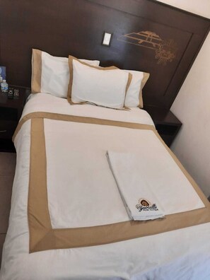 1 bedroom, down comforters, individually furnished, desk