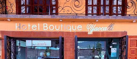 Majoituspaikan julkisivu