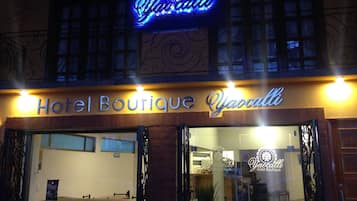 Entrada de la propiedad