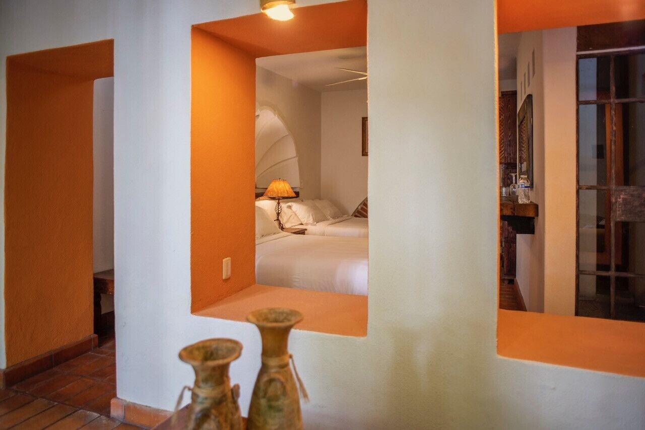 suite, 2 double beds | premium bedding, blackout curtains, bed sheets