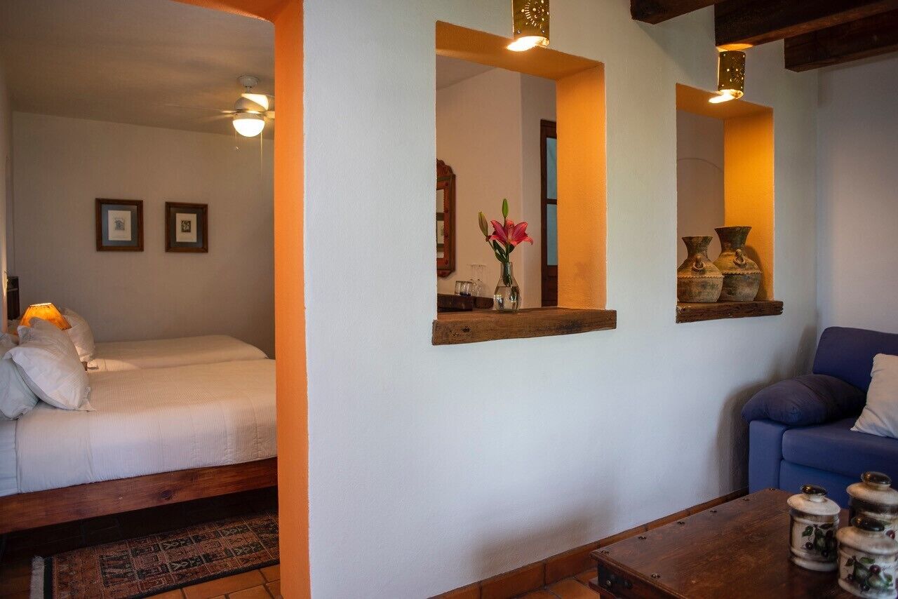 suite, 2 double beds | premium bedding, blackout curtains, bed sheets