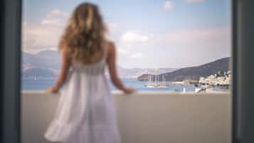 Vue depuis lâhĂ©bergement