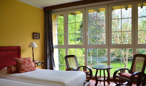Double or Twin Room, Garden View | View from room