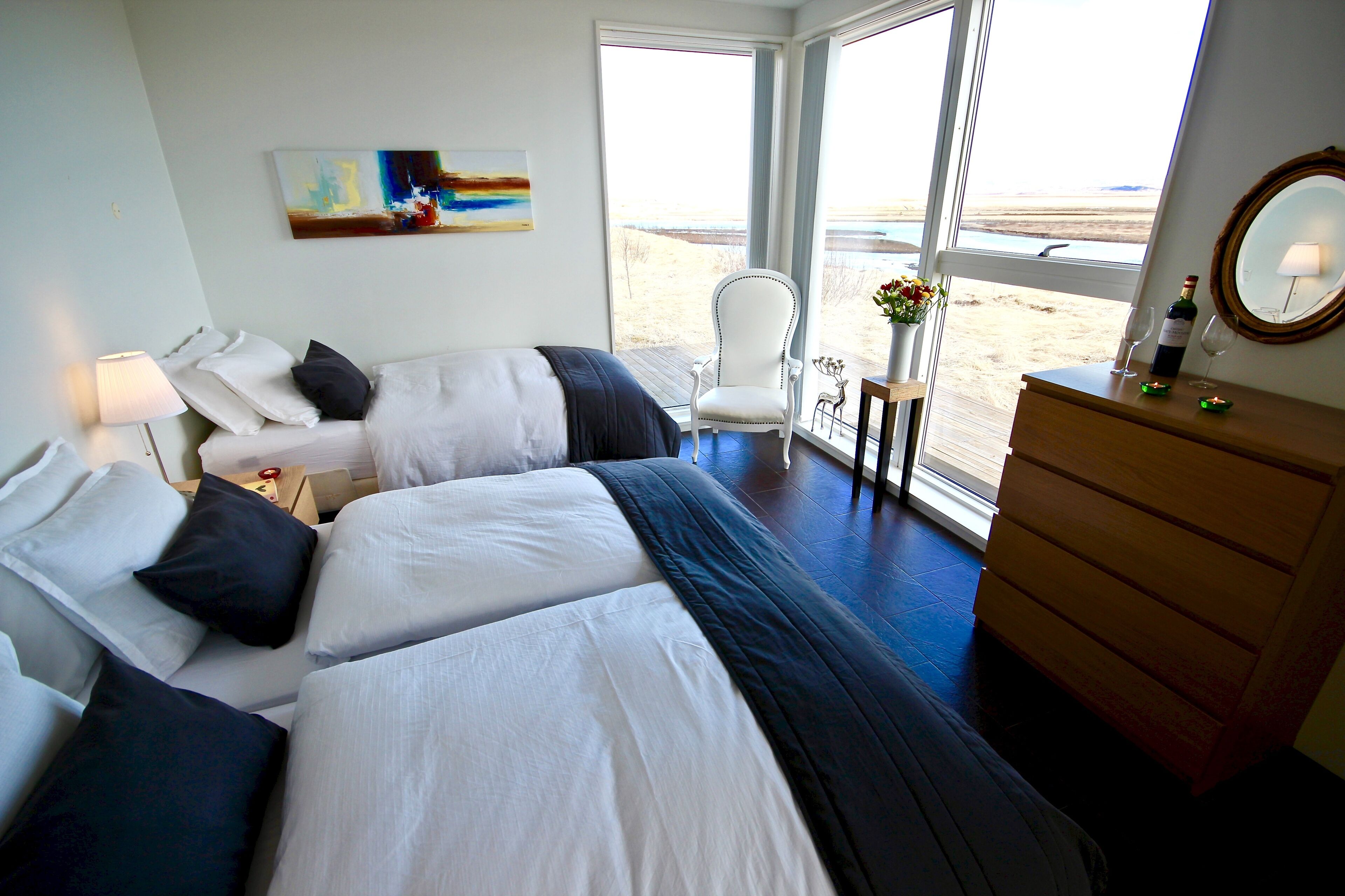 4 dormitorios, escritorio, tabla de planchar con plancha y wifi gratis