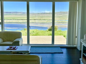 Smart TV, libros, biblioteca musical y estéreo